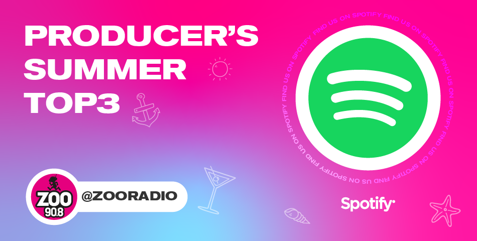 ZOO PRODUCER'S SPOTIFY SUMMER TOP3
