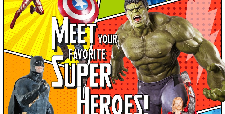 Meet your favorite Superheroes @ Mediterranean Cosmos