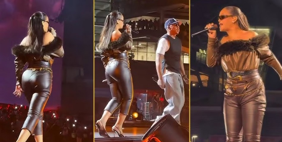 ​Rihanna έκανε την έκπληξη στο φινάλε των συναυλιών του JAY-Z στο Yankee Stadium